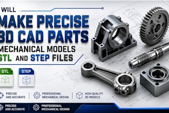 design car parts and automotive cad models in solidworks