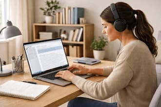 haré transcripción de audio o video a texto