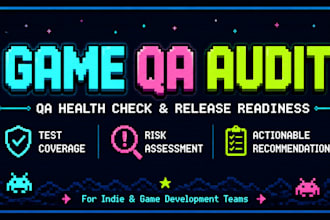 audit your game QA process and assess release readiness