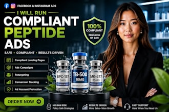 solve peptide ads issues run peptide ads peptide fb ig social media ads campaign