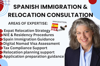 help with spain digital nomad visa, nie, tax and relocation guidance