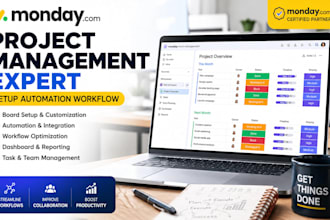 setup monday com project management workflows boards automation dashboard