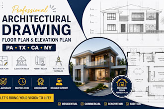 create permit drawings for house, adu, deck, shed, patio and pergola