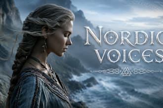 create medieval nordic folk viking song with authentic cinematic music