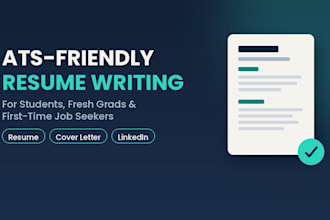 create an ats friendly resume for no experience, students, and career change
