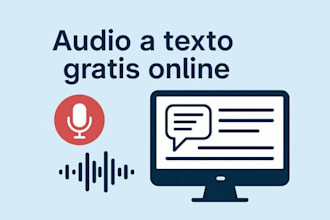 transcripcion de audios a texto