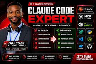 claude code developer for ai agent mcp server setup automation and claude ai app
