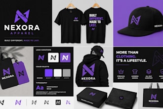 create a complete brand guide and business branding