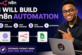 build n8n web scraping, n8n lead scraping, n8n data extraction n8n ai automation