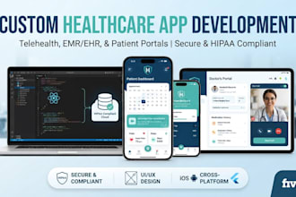 develop a secure hipaa compliant medical and telehealth app