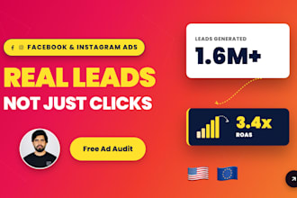 run meta ads with landing page and lead tracking for health brands