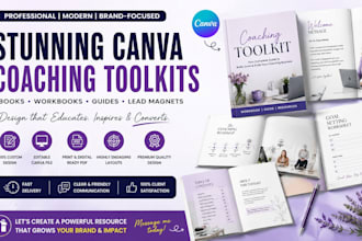 create canva coaching toolkit ebook workbook guide PDF lead magnet