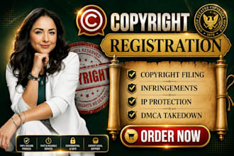 file US copyright registration and copyright application, songs, logo