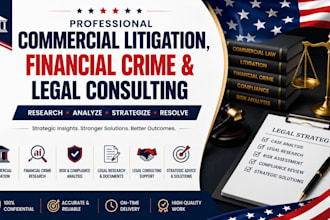 provide commercial litigation, financial crime, and legal consulting