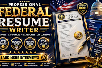 write ats federal resume, usajobs resume and ksa responses