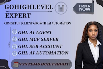 setup gohighlevel sub account,ghl ai automation,ghl mcp server and ghl CRM setup