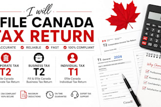 efile canada corporate tax, fill canada business tax, individual t1, t2,