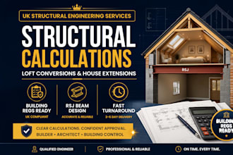 provide structural calculations for your loft conversion or extension
