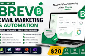 setup brevo email marketing, automation, SMTP and forms