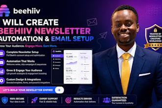 create beehiiv newsletter automation and email setup
