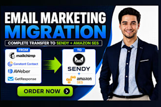 migrate mailchimp constant contact aweber getresponse sendy amazon ses complete