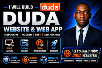 design or redesign a responsive duda website for your business