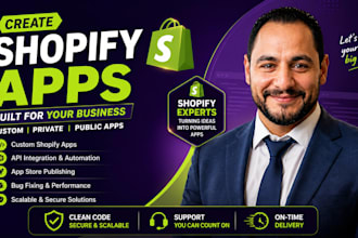 develop a custom shopify app for your business