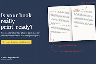 review your book interior for KDP and print readiness