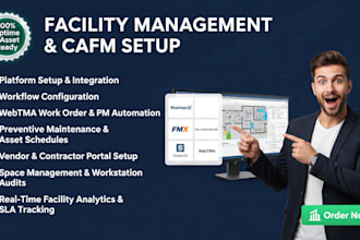 setup facility management via maintainx fmx servicechannel facilityos webtma