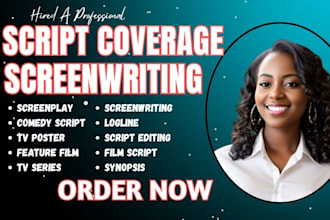 provide script coverage, script feedback, analysis, script doctor and screenplay