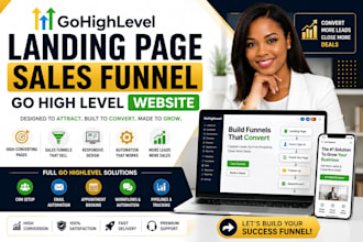 gohighlevel landing page go highlevel sales funnel go high level website