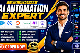 integrate salesforce meta ads gravity forms brevo integromat ai automation