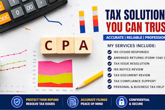 resolve irs cp2000 notices, file amended returns, and fix tax issues