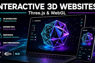 build interactive 3d website, threejs webgl product configurator