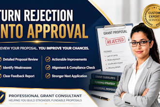 review your rejected grant proposal and improve your next application