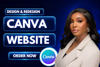 do canva website design ugc portfolio website canva landing page