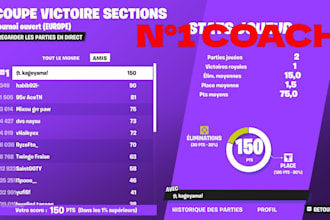 be the best fortnite coach as I am a former pro player
