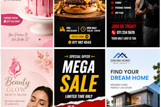 design modern social media graphics
