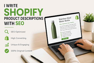 write SEO shopify product descriptions that sell