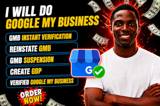 fix gmb suspension, reinstate google my business profile, instant verification