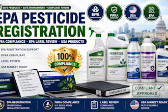 provide epa pesticide registration consulting, fifra compliance for USA products