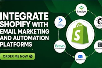 integrate shopify with email marketing and automation platforms