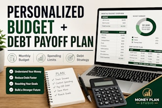 create a personalized budget and debt payoff plan