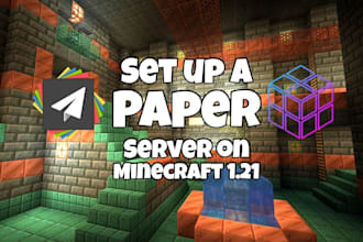 setup and optimize minecraft paper, spigot, forge and fabric server