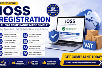 provide ioss registration, eu vat compliance service today