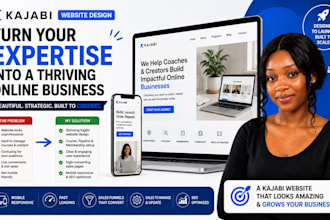 setup kajabi website, online course, funnel and membership