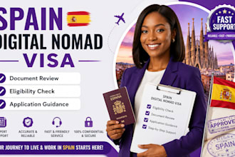 help you apply for spain digital nomad visa with document review