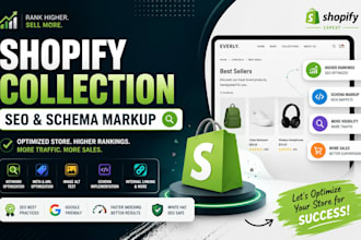 optimize shopify product collection SEO and schema markup