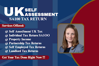 prepare and file your UK self assessment tax return sa100 to hmrc accurately