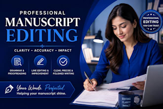 professionally edit your manuscript for clarity and accuracy